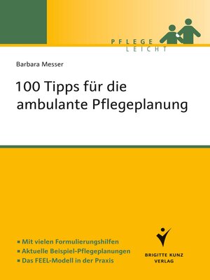 cover image of 100 Tipps für die ambulante Pflegeplanung